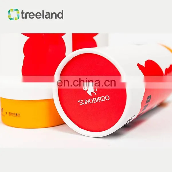 Factory Packaging Paper Cans Circular Tube Box Custom Logo Applicable Cosmetic Perfume Cream Food photo-5