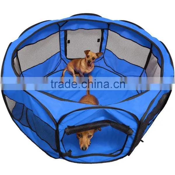 Pet Pop-Up Exercise Kennel Deluxe With Canvas Carrying Bag photo-3