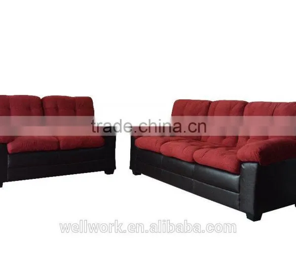 Hot Sale pu Leather Sofa/living Room Sofa /Faux Suede Sofa photo-5