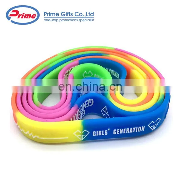 Wholesale Custom Logo Printed Silicone Wristband No Minimum photo-4