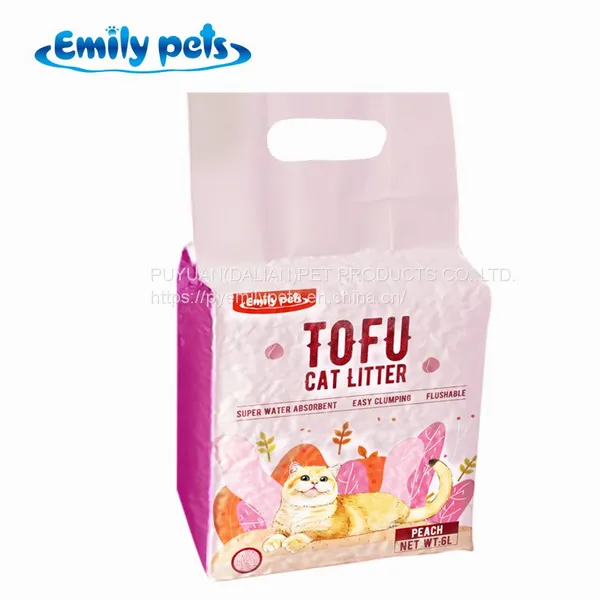 Clumping Tofu Cat Litter 100% Natural for Cats China Wholesale photo-4