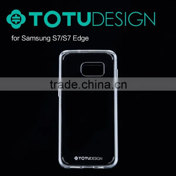 TOTU Clear TPU+PC Phone Case for SAM S7/s7edge