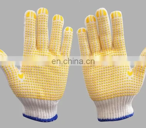 Manufacturers Sell Cotton Yarn Wear-Resistant Labor Protective Gloves photo-3
