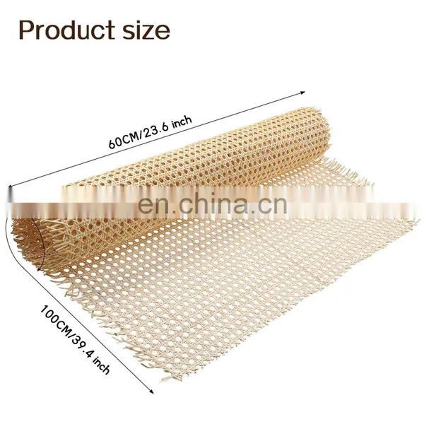 Professional Eco-Friendly Best Quality Rattan Cane Roll Hexagon Natural Rattan Cane Webbing Rattan Webbing Cane With Low Price photo-5