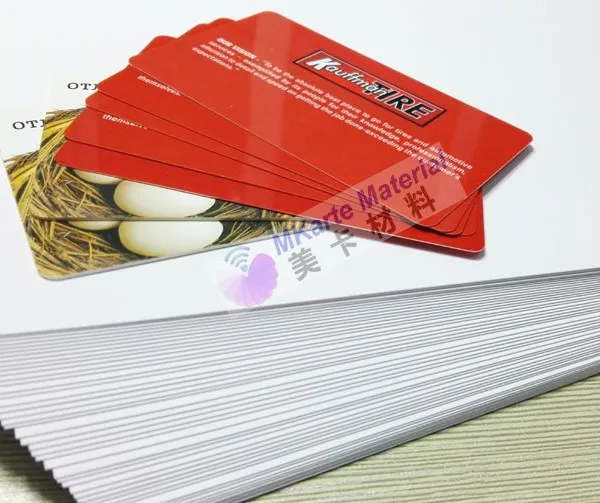 MGI Digital Printing 0.3mm A4 Pvc Card Plastic Sheet photo-3