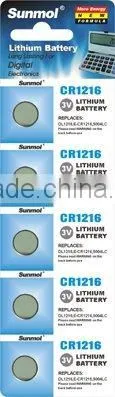 CR1216-B5P Lithium Coin Button Cells