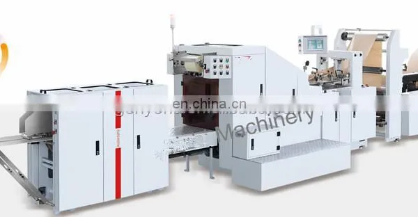 Roll Feeding Bottom Paper Bag Making Machinery for Food photo-3