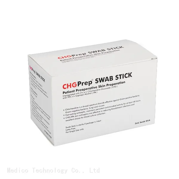 Circular Head CHG Chlorhexidine Gluconate Medical Disinfectant Swab for Preoperative Skin Disinfection photo-4