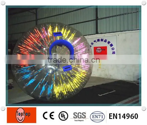 1.00mm PVC or TPU Inflatable Body Zorb Ball Shining Ball photo-3
