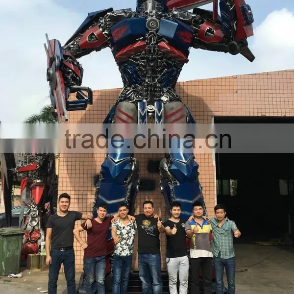 Large Modern Famous Arts Iron Sculpture for Outdoor Decoration 7 Meters High Optimus Prime photo-3