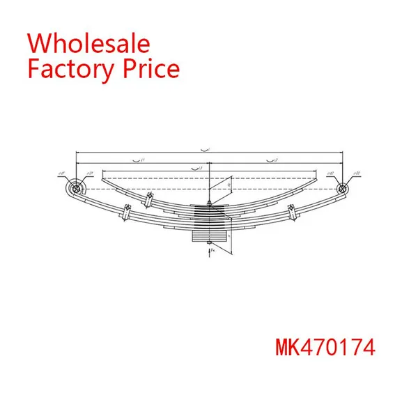 MK470174 Leaf Spring Wholesale For MITSUBISHI photo-2