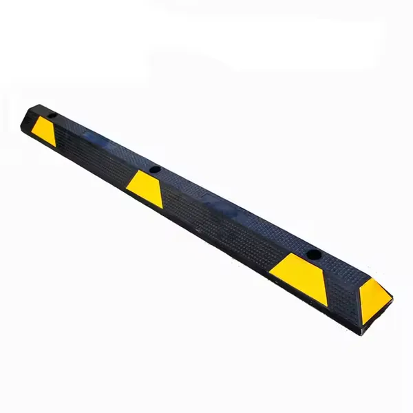 165cm Yellow and Black Rubber Plastic Locator Car Parking Wheel Stopper