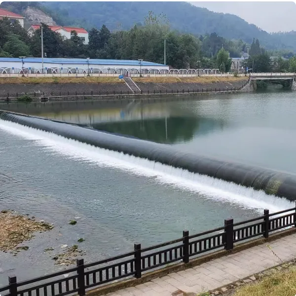Fast Dispatch Liquid Rubber Dam Inflatable Water Filled Rubber Dam For River