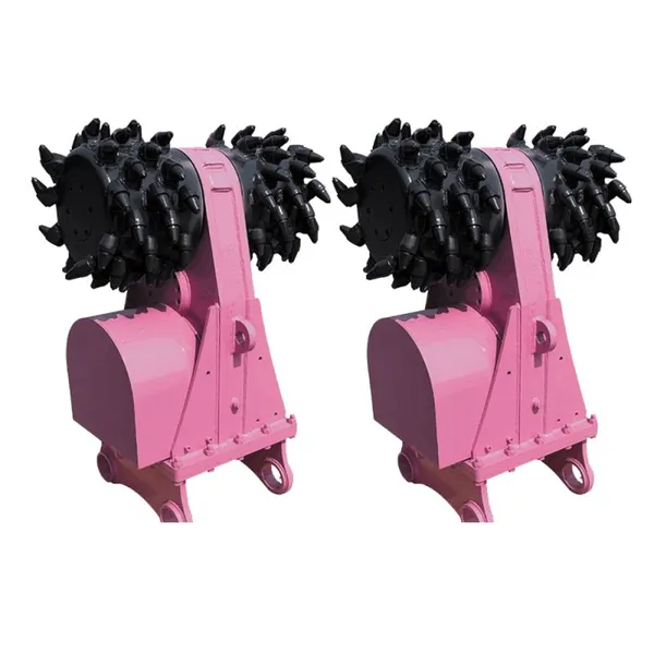 Procurement Festival Mini Excavator Asphalt Milling Attachment Cement Pavement Drum Cutter photo-2