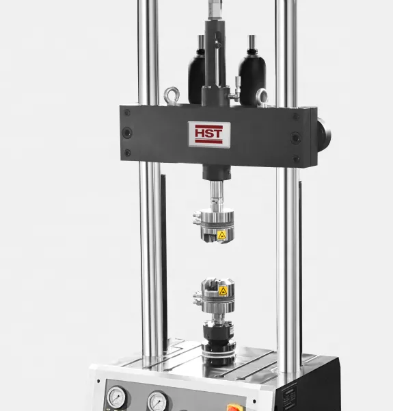 HST-HFT100C 100kN Electro-hydraulic Servo Dynamic Static Fatigue Testing System 100kN Fatigue Testing Machine photo-5