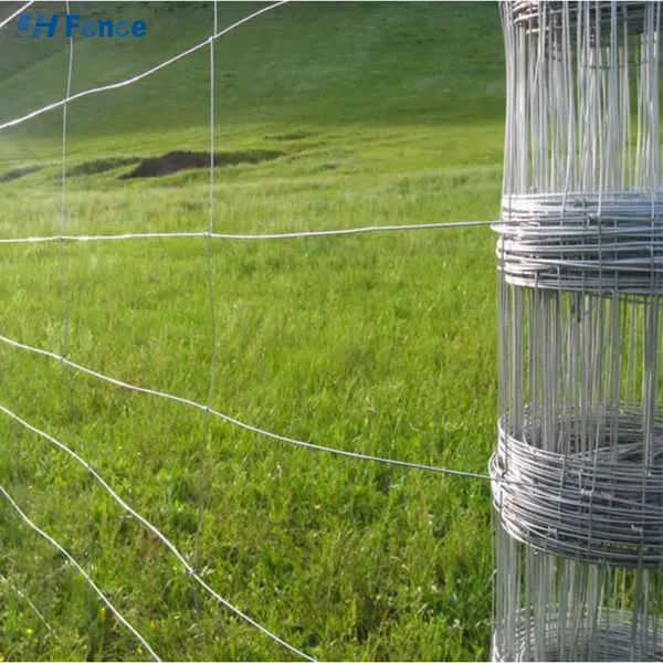 Hinge Joint and Fixed Knot High Tensile Steel Fence for Farm and Cattle Field