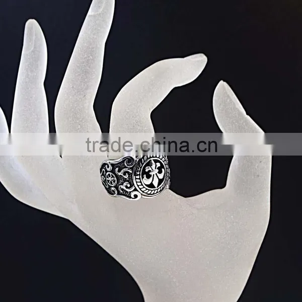 Beautiful Finger Ring 316l Stainless Steel Gothic Fashion Rings Supplier's Choice photo-2