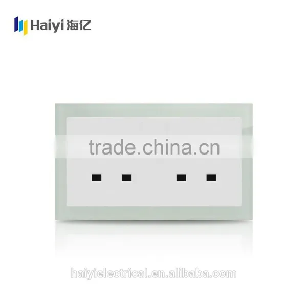 Haiyi China Supplier British Standard Double 13A 250V Electrical Wall Switch Sockets photo-2