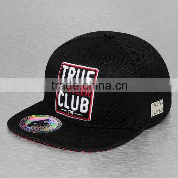 Cheap Custom Flat Brim no Minimum Wholesale Snapback Hats Caps photo-2
