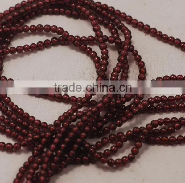 Garnet Round Beads photo-3