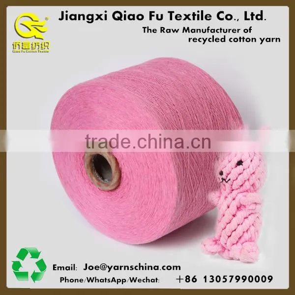 Open Spinning Regenerated 30/70 Cotton Polyester Blended Yarn for Pet Toys photo-6