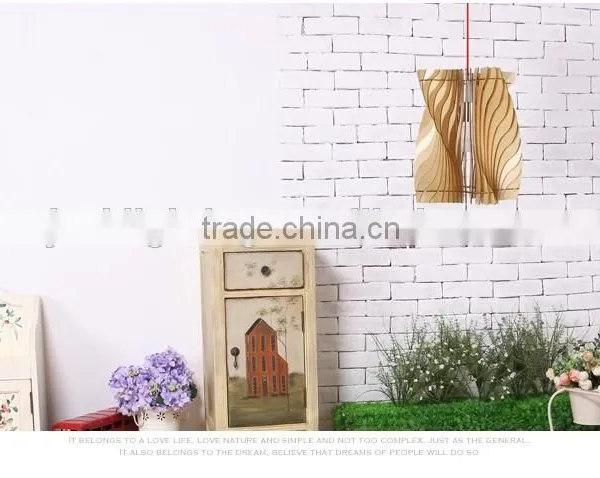 LED Pendant Light JK-8005B-28 Wood Pendant Lamp for Hotel Restaurant Projects Decoration photo-3