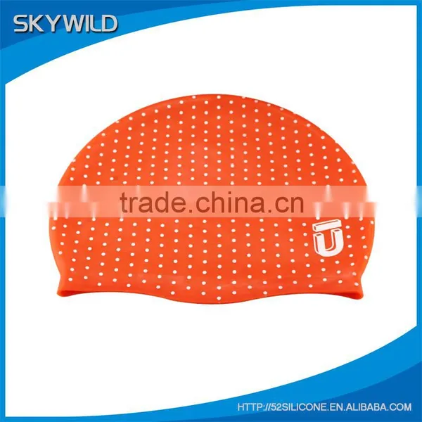 HOT Fashion Soft Swim Cap Silicone Swim Cap for Promotional photo-3
