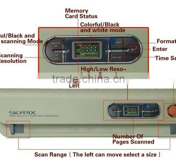 a4 Portable Printer and Scanner Mini SKYPIX TSN420 Handyscan Portable Scanner photo-2