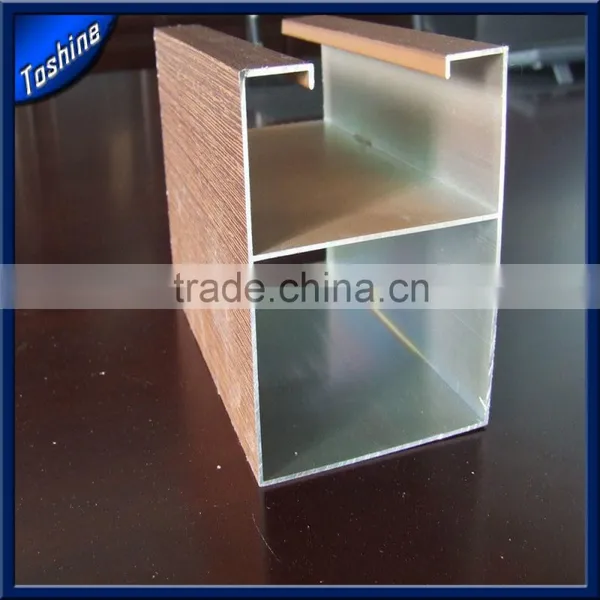 Aluminium Wood Finish Profile photo-3