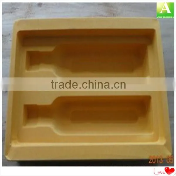 OEM Design ps Thermoforming Plastic Cosmetic Tray With Flocking
