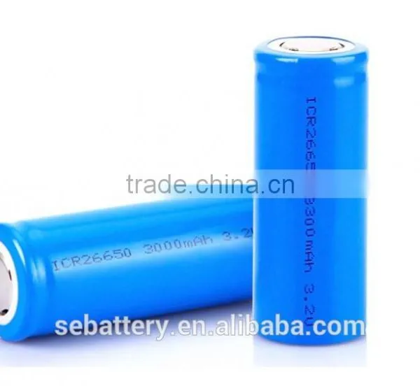 3.2V LiFePO4 26650 3Ah,3.3AH, 15AH photo-2