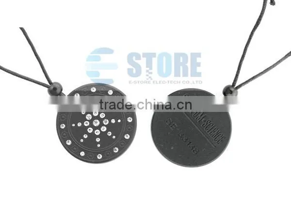 Super Star Design Lava Stone Japanese Quantum Scalar Energy Pendant With Authenticity Card and Chain photo-6