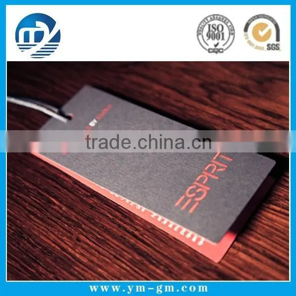 High quality customized string tag for clothing