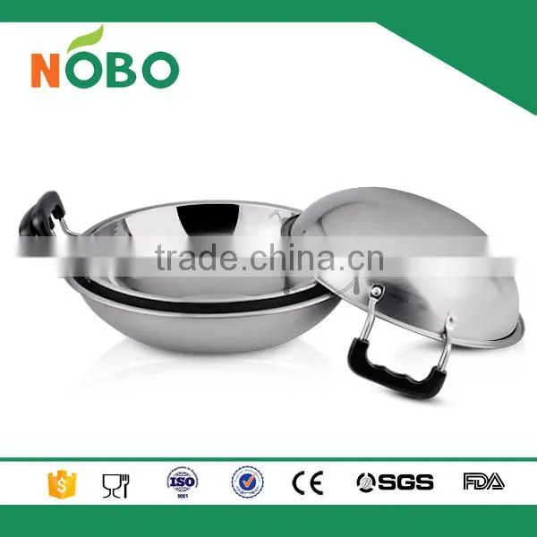 Eco -friendly Stainless Steel Woks With Best Price photo-3