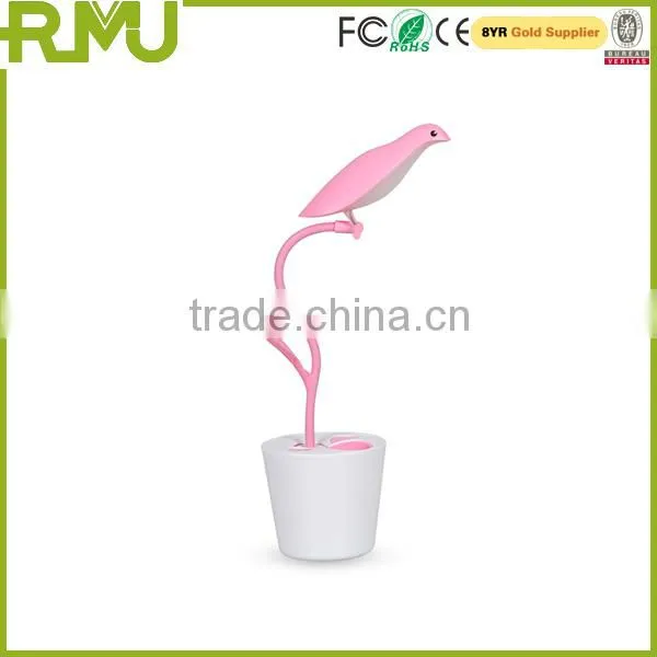 Lovely Bird Pen Container LED Night Light Desk Light Child Light photo-3