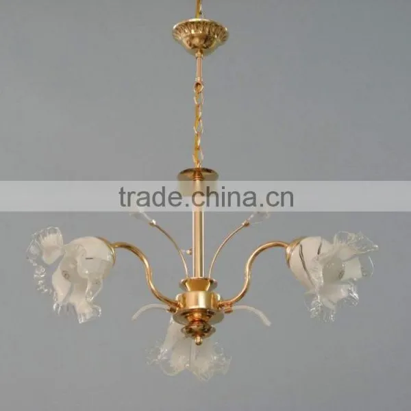 Antique Luxury Golden Vintage Home Decor Lily Flower Pendant Chandelier With China Export Factory photo-4