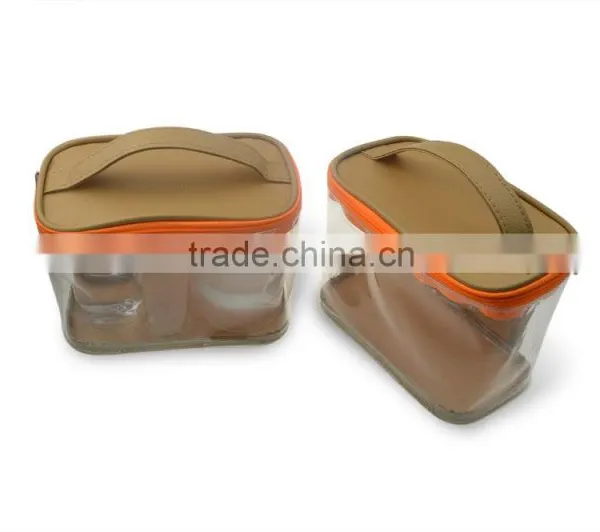 Clear PVC Cosmetic Bag With Colorful Zipper photo-5