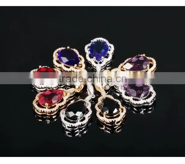 Oem Product Fancy Design Pendant Rhinestone Necklace photo-5