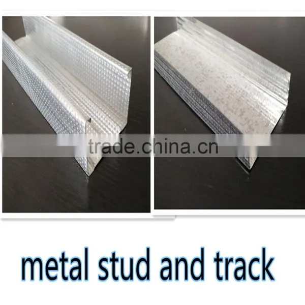 High Quality Galvanized Gypsum Board Drywall Metal Stud and Track