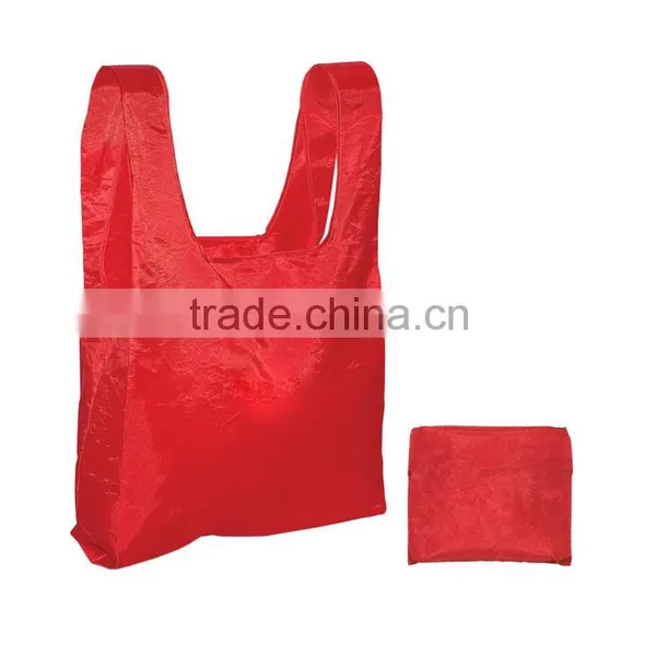 Standard Size Canvas Tote Bag With Red Color for Folding Bag/ Non Woven Bag