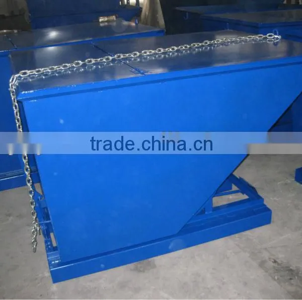Forklift Steel Tipping Bins With Cover photo-2