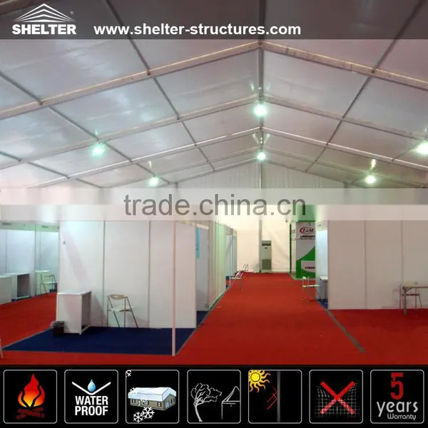 20m Clear Span Two Car Garage Tent With Durable PVC Cover for Sale photo-3