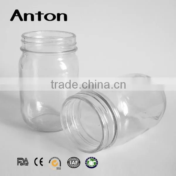 350ml Glass Storage Jars Glass Nuts Storage Jar for Kitchen With Tap