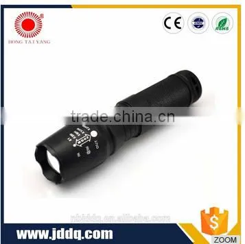 Aluminum 1*26650 Zoom Rechargeable LED Flashlight