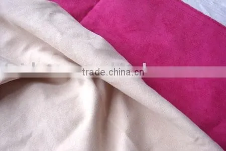Suede Fabric Plain Dyed for Garment