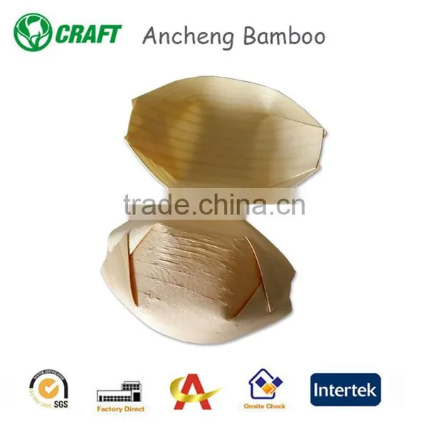 Disposable Sushi Pine Wooden Cone for Food photo-3