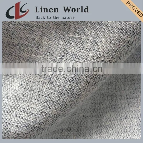 16S High Quality Plain Dyed Linen Viscose Blend Fabric photo-2