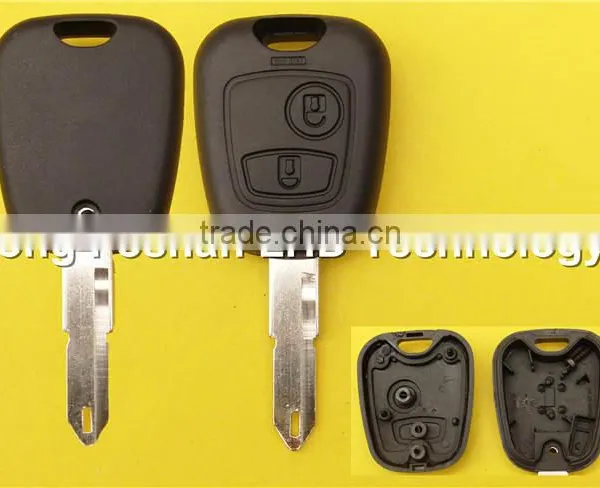 Good Quality Citroen C3 Car Key for CITROEN 206 2 Button Remote Key Blank Cover Case Shell photo-2