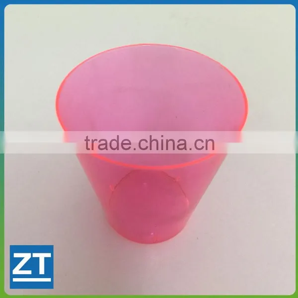 Disposable Plastic 2-oz Pink Shot Glass