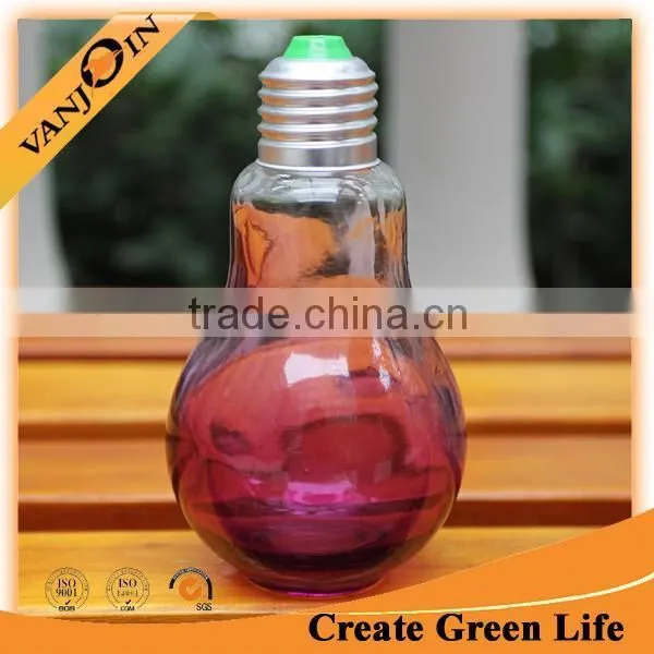 Light Bulb Glass Bottle Container, DIY Terrarium Decorative Jar Vase photo-3